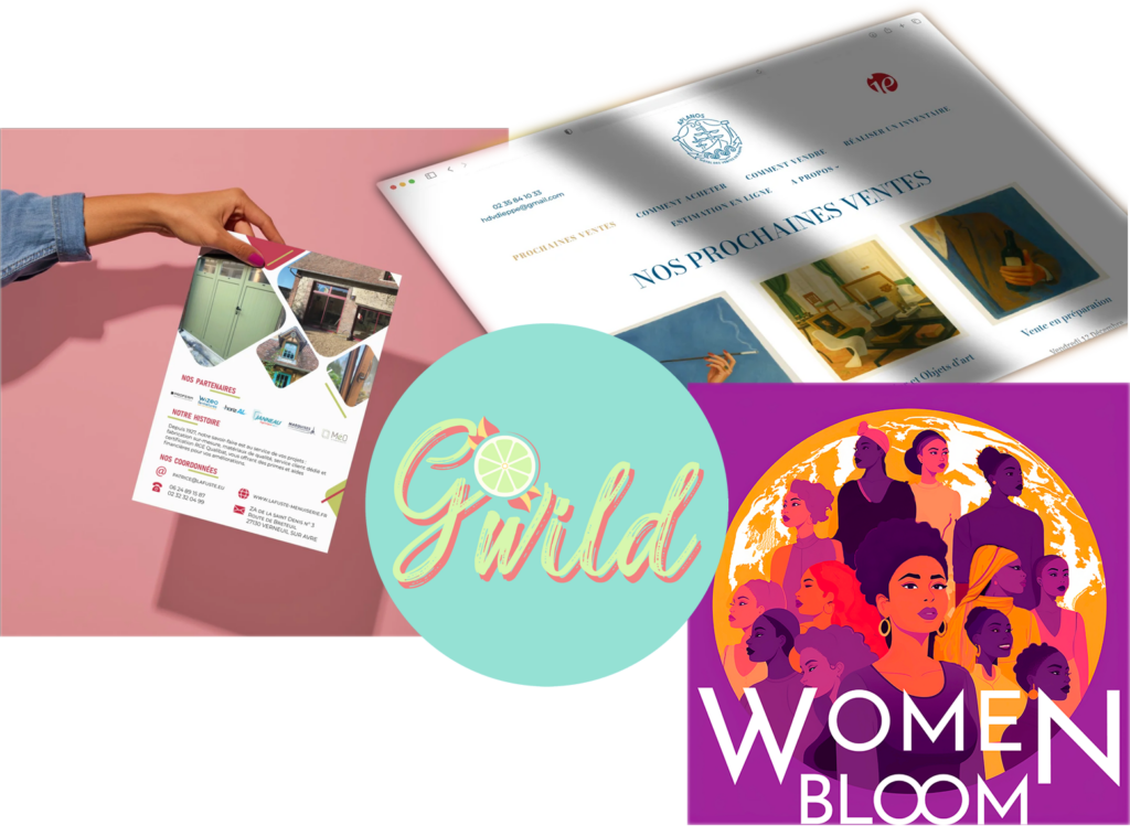 création de site web logo, identité visuelle et maintenance